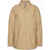 Varg W Lillå Padded Shirt Drift Wood Beige