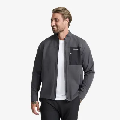 Venture Wind Overshirt Herr Anthracite/Black, Storlek:XL