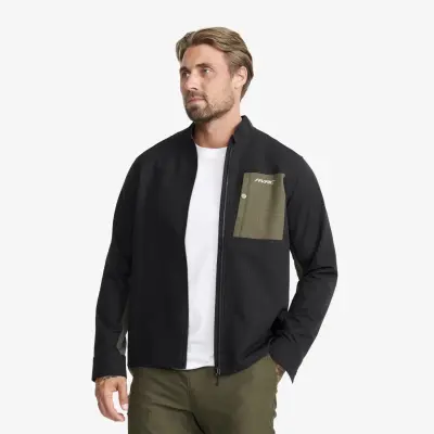 Venture Wind Overshirt Herr Black/Forest Night, Storlek:3XL