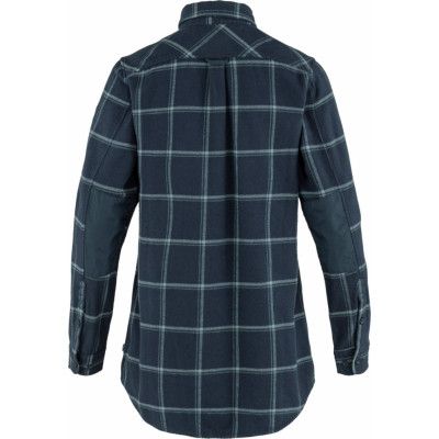 Fjällräven Women's Övik Twill Shirt Long Sleeve Dark Navy-Steel Blue