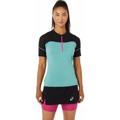 Asics Women's Fujitrail Top Sage/Performance Black