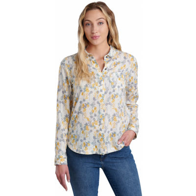 Women's Hadley Long Sleeve Ivory Print