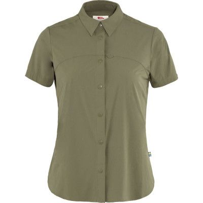 Fjällräven Women's High Coast Lite Shirt Short Sleeve Green