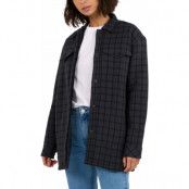 Knowledge Cotton Apparel Women's Teddy Lining Overshirt Trekking Green