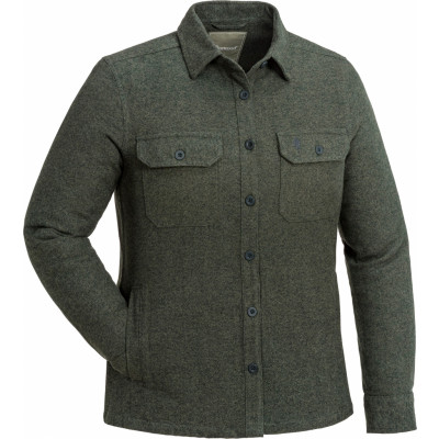 Women's Värnamo Overshirt D.Green Mel