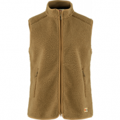 Fjällräven Women's Vardag Pile Fleece Vest Buckwheat Brown