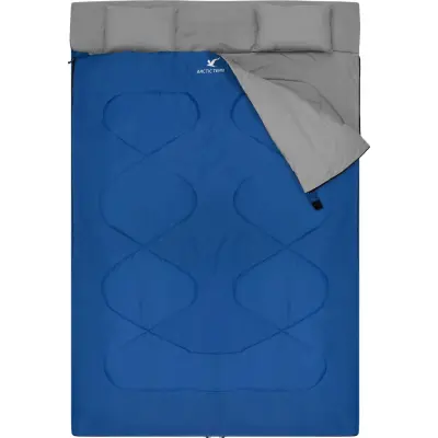 Arctic Tern 2 Person Camping Sleeping Bag Blue