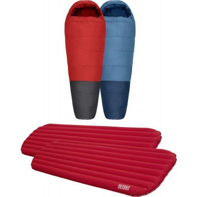 3-Season Sleeping Bag G5 + Insulated Airmat Vertical Channels