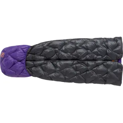 Big Agnes Fly Creek Ul Zip Quilt 50 (850 Rds Downtek) Long Asphalt/royal Purple