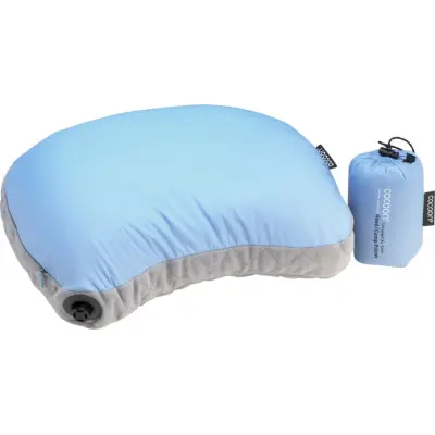 Cocoon Air Core Pillow Hood/Camp UL Light Blue/Grey
