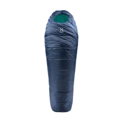 Haglöfs Musca -13 Sleeping Bag 175cm Women Midnight Blue/Mint Left Zipper