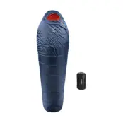 Haglöfs Tarius -18 Sleeping Bag 205cm Midnight Blue/Tangerine Left Zipper