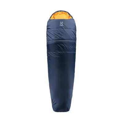 Haglöfs Tarius +6 Sleeping Bag 205cm Midnight Blue/Tangerine Left Zipper