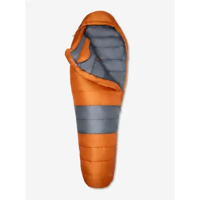 Marmot Trestles Elite Eco 0 Long Tangelo/Steel Onyx - Left Zip