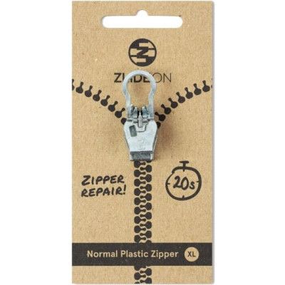 ZlideOn Plastic Zipper XL Silver