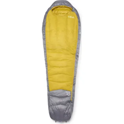Rab Women's Neutrino Down Sleeping Bag -6°C Zinc/Dark Pollen