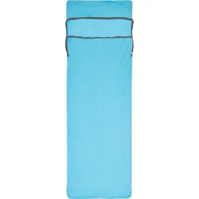 Sea To Summit Breeze Liner Rectangular With Pillow Sleeve Blue Atoll