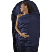 Sea to Summit Sleepliner Silk Stretch Mummy with Hood Navy Blue