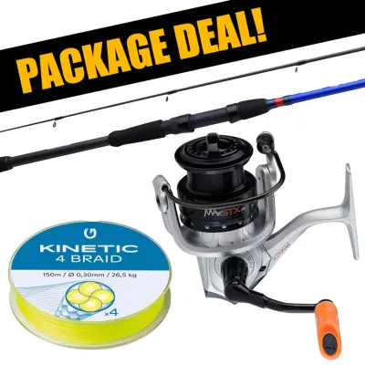 Patriot Beater Pike + Abu Garcia Max STX haspelset med flätlina