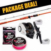 Patriot Fireball Xtreme Pike + Abu Garcia Revo Max Pro multirullset med flätlina