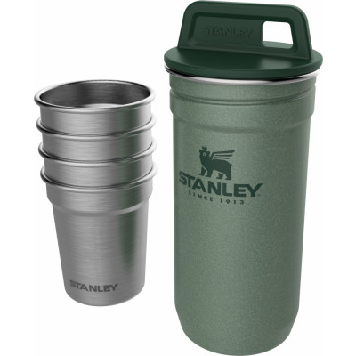 Stanley Adventure Shot Glass Set Hammertone Green