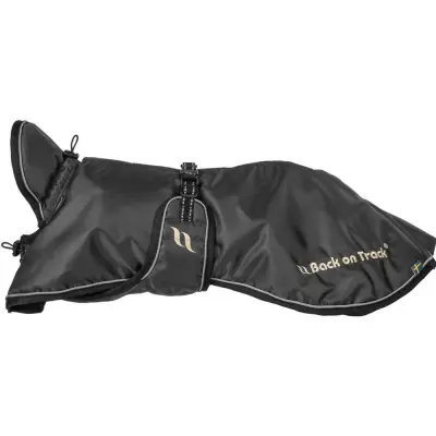 Back on Track Stanley Hundregntäcke Fodrat 70-90 cm Svart