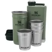 Stanley Adventure Shot + Flask Gift Set Hammertone Green