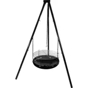 Hällmark Fire Pit With Stand 170 cm Black