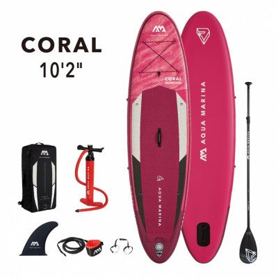 Aqua Marina Coral - Uppblåsbara SUP paket 10'2