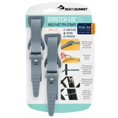 Sea To Summit Strap Stretch-Loc TPU 20x375 mm 2-pack Dusk