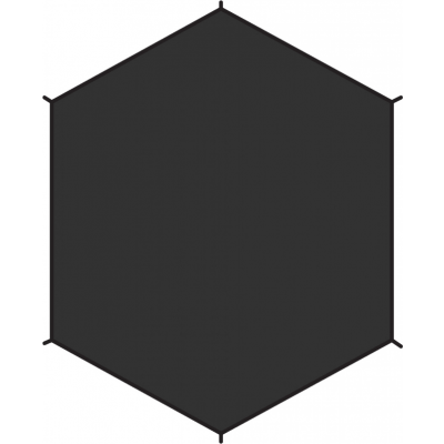 Fjällräven Dome 3 footprint Black