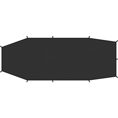 Fjällräven Endurance 2 footprint Black