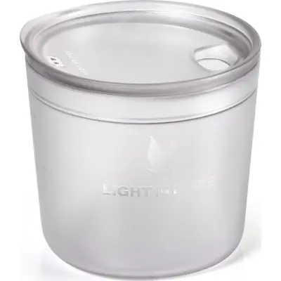 Light My Fire Tumbler with snap lid short Transparent