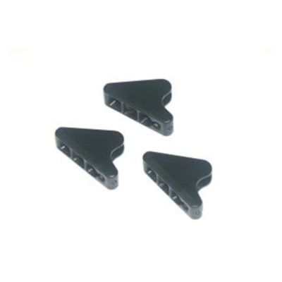 Hilleberg Linsträckare för 2mm Lina (10 pcs) Black