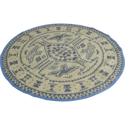 Easy Camp Moonlight Round Carpet Blue