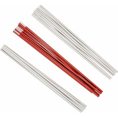 Nordisk Oppland 3 (2.0) Pu Spare Pole Set Red Alu & Silver Alu