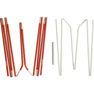 Nordisk Svalbard 1 PU (2.0) Spare Pole Set Red/Metal