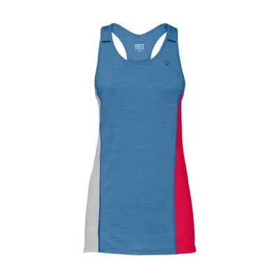 Norrøna Wool Singlet Women Denimite/Jester Red - XS