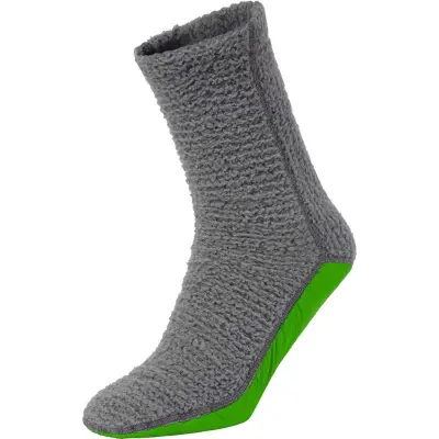 OMM Core Sleep Sock Grey/Green Trim - L