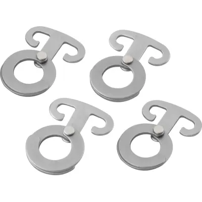 Outwell Accessory Hooks 4 Pieces Silver Grey