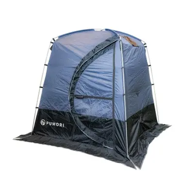 Pumori Bastutält inkl kamin - ett stort fönster