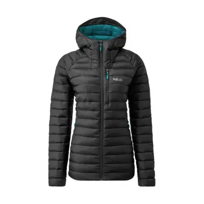 Rab Microlight Alpine Long Jacket Women Black
