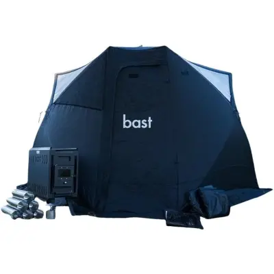 Bast Sauna Björk PLUS Bastutält&Kamin 8-10 p