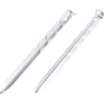 Easy Camp U-Steel Peg 18 cm Ripple Silver