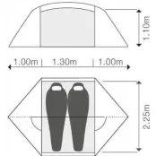 Exped Venus II Extreme moss