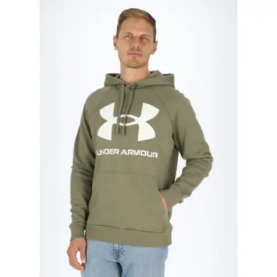Ua Rival Fleece Big Logo Hd, Tent, L,  Hoodies