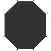 Fjällräven View 2 footprint Black