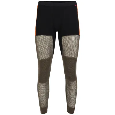 Aclima WoolNet Hybrid Longs M's Jet Black/Tarmac/Gold Flame