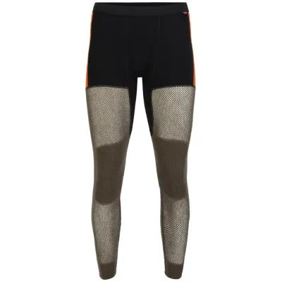 Aclima WoolNet Hybrid Longs M's Jet Black/Tarmac/Gold Flame