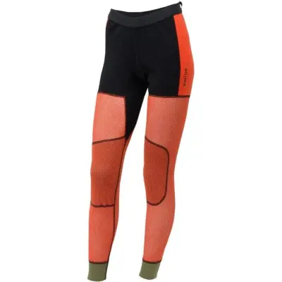 Aclima W's WoolNet Hybrid Longs Jet Black/Poinciana/Capulet Olive